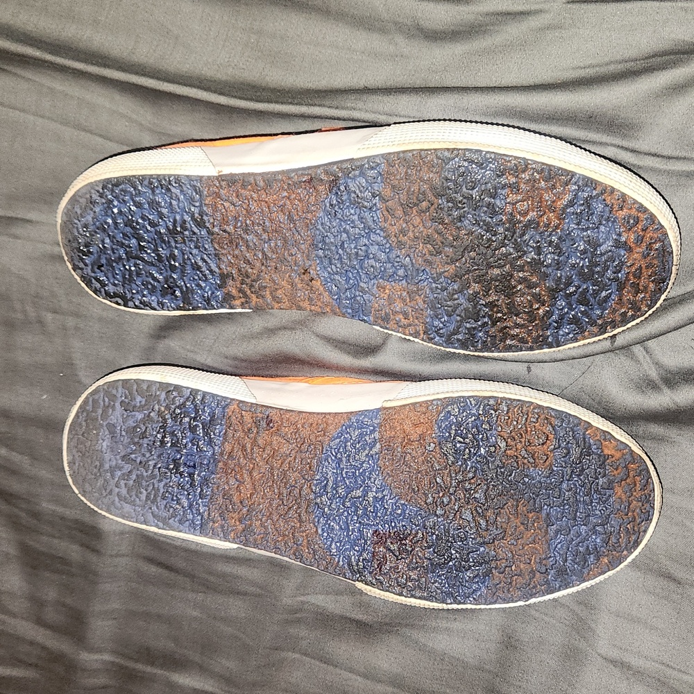 Superga Orange Sneakers US Women's sz 7.5 - Picture 6 of 7